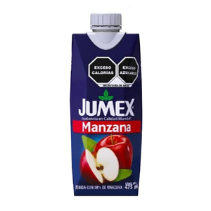 JUMEX TETRABRICK MANZANA 475  ML.
