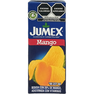 BEBIDA JUMEX MINIBRICK DE MANGO 237  ML.