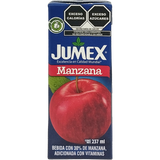 BEBIDA JUMEX MINIBRICK DE MANZANA 237  ML.