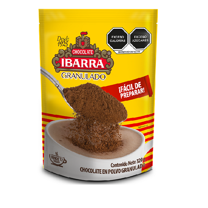 CHOCOLATE GRANULADO IBARRA DOYPACK 320  GR.