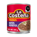 FRIJOLES REFRITOS BAYOS LA COSTEÑA LATA 820  GR.