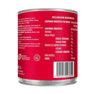 FRIJOLES REFRITOS NEGROS LA COSTEÑA LATA 820  GR.