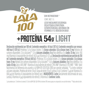 LECHE REDUCIDA  LARGA VIDA 70% LALA 1  LT.
