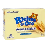 JABÓN DE TOCADOR RICITOS DE ORO  AVENA COLOIDAL 90  GR.