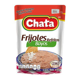 FRIJOLES CHATA  REFRITOS BAYOS  BOLSA 430  GR.