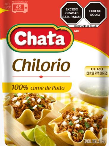 CHATA CHILORIO 100% CARNE DE POLLO 215 g 215  GR.