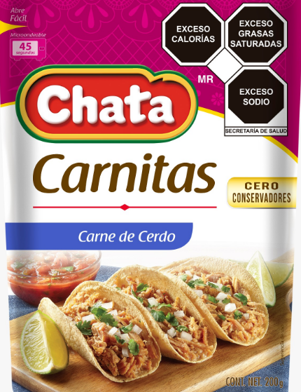 CHATA CARNE DE CERDO CARNITAS 200 g 200  GR.