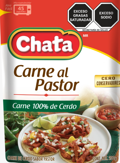 CARNE AL PASTOR  POUCH 200 GR 200  GR.