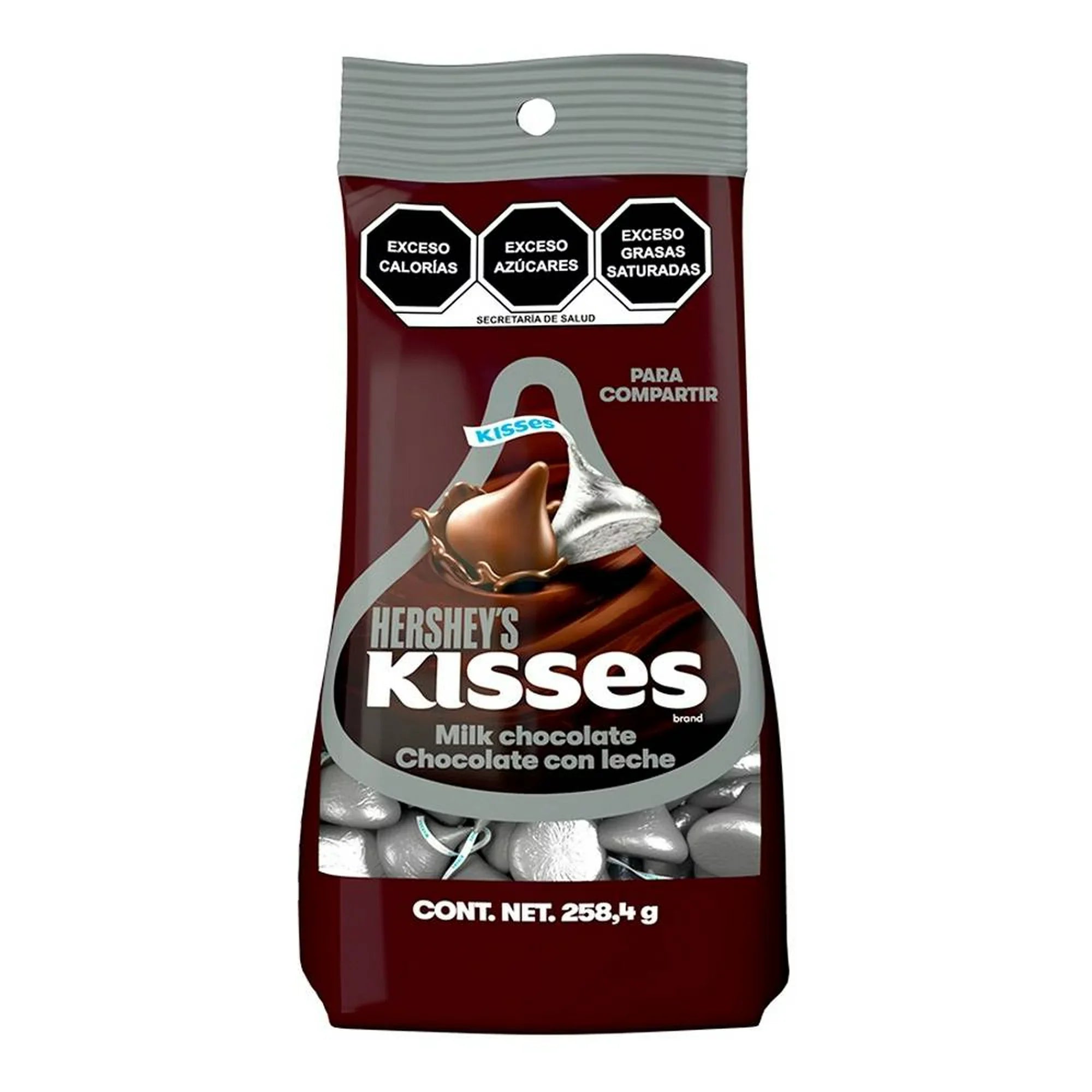 KISSES CHOCOLATE  CON LECHE 258.400  GR.