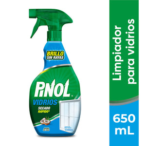 LIMPIADOR PARA VIDRIOS PINOL 650  ML.