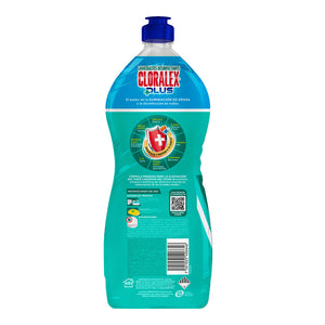 DETERGENTE  LÍQUIDO LAVATRASTES CLORALEX LIMON  MENTA 750  ML.