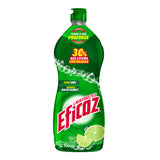 DETERGENTE LIQUIDO LAVATRASTES EFICAZ LIMON 750  ML.