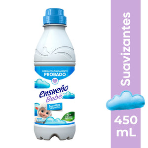 SUAVIZANTE DE TELAS ENSUEÑO BEBE MAX 450  ML.