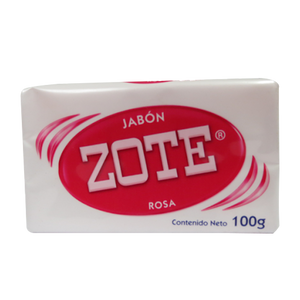 JABON DE LAVANDERIA ZOTE ROSA 100  GR.