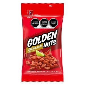 CACAHUATE GOLDEN NUTS ENCHILADO 100  GR.