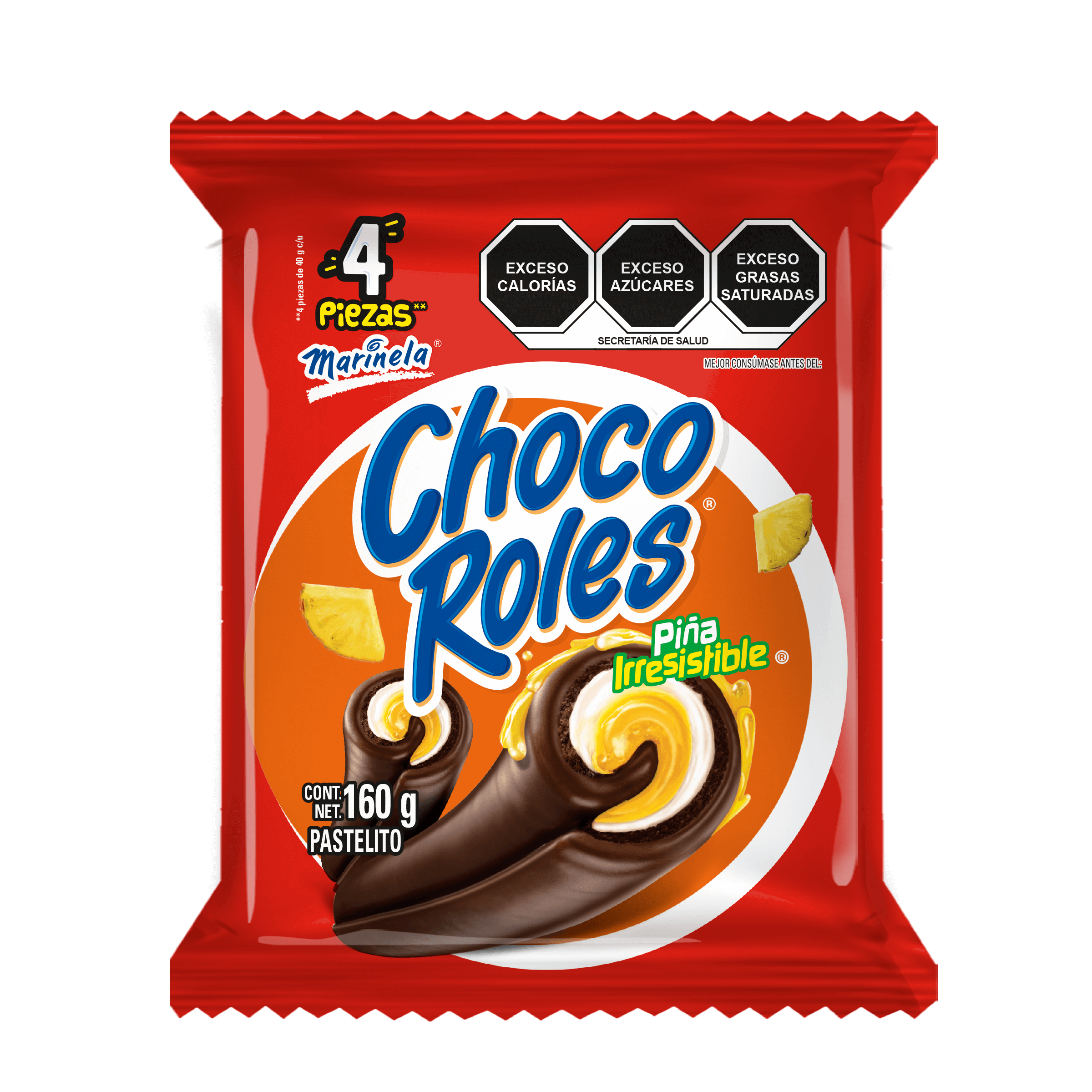 CHOCO ROLES 4PACK 160  GR.