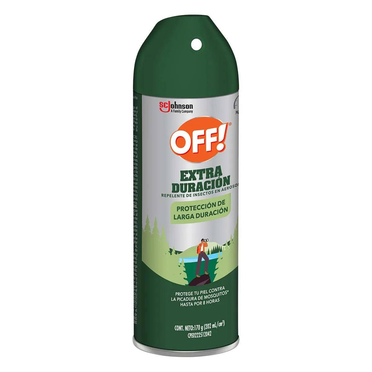 REPELENTE DE INSECTOS  EN AEROSOL OFF! DEEP WOODS 170  GR.