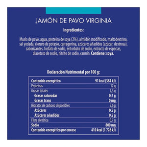 JAMON DE PAVO VIRGINIA FUD 450  GR.