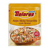 ATÚN ALETA AMARILLA CON ARROZ DOLORES POUCH 220  GR.