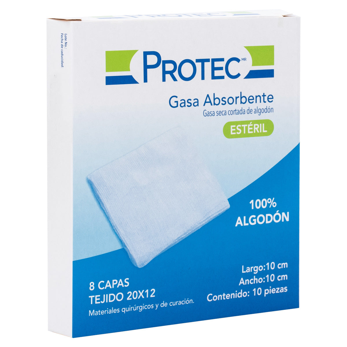 GASA ESTERIL PROTEC 10  PZA.