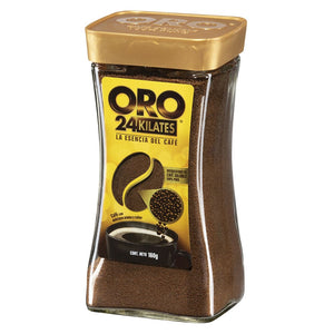 CAFE  SOLUBLE ORO 24 KILATES FRASCO 160  GR.