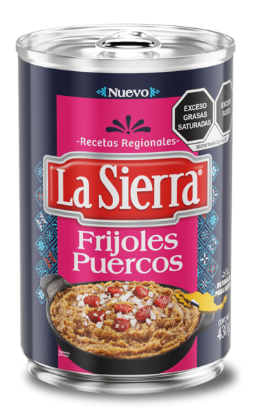 LA SIERRA FRIJOLES REFRITOS PUERCOS 430  GR.
