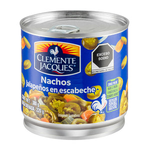 CHILES CLEMENTE JACQUES JALAPEÑOS NACHOS 380  GR.