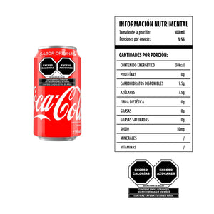 REFRESCO COCA COLA ORIGINAL LATA 355  ML.