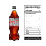 REFRESCO COCA COLA LIGHT PET 600  ML.