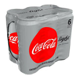REFRESCO COCA COLA LIGHT 6PACK LATA 355ML 6  PZA.