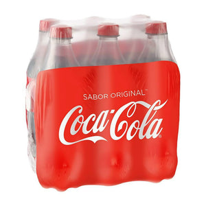 REFRESCO COCA COLA ORIGINAL 6PACK PET 600 ML 6  PZA.