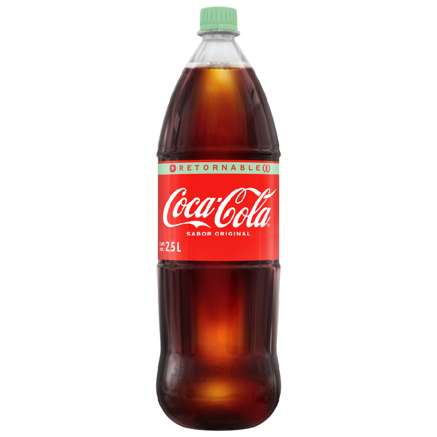 REFRESCO RETORNABLE COCA COLA ORIGINAL 2.5 LT 2.500  LT.