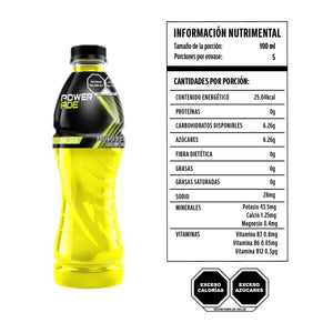 POWERADE ION4 LIMA LIMON 500  ML.