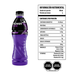 POWERADE ION4 UVA 500  ML.