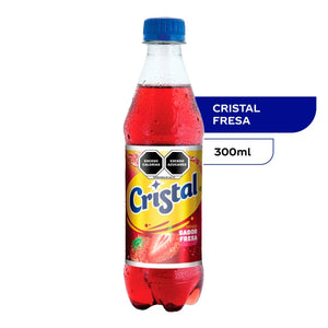 REFRESCO CRISTAL FRESA PET 300  ML.
