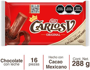 CHOCOLATE CARLOS V 18 GRS DISPLAY 16  PZA.