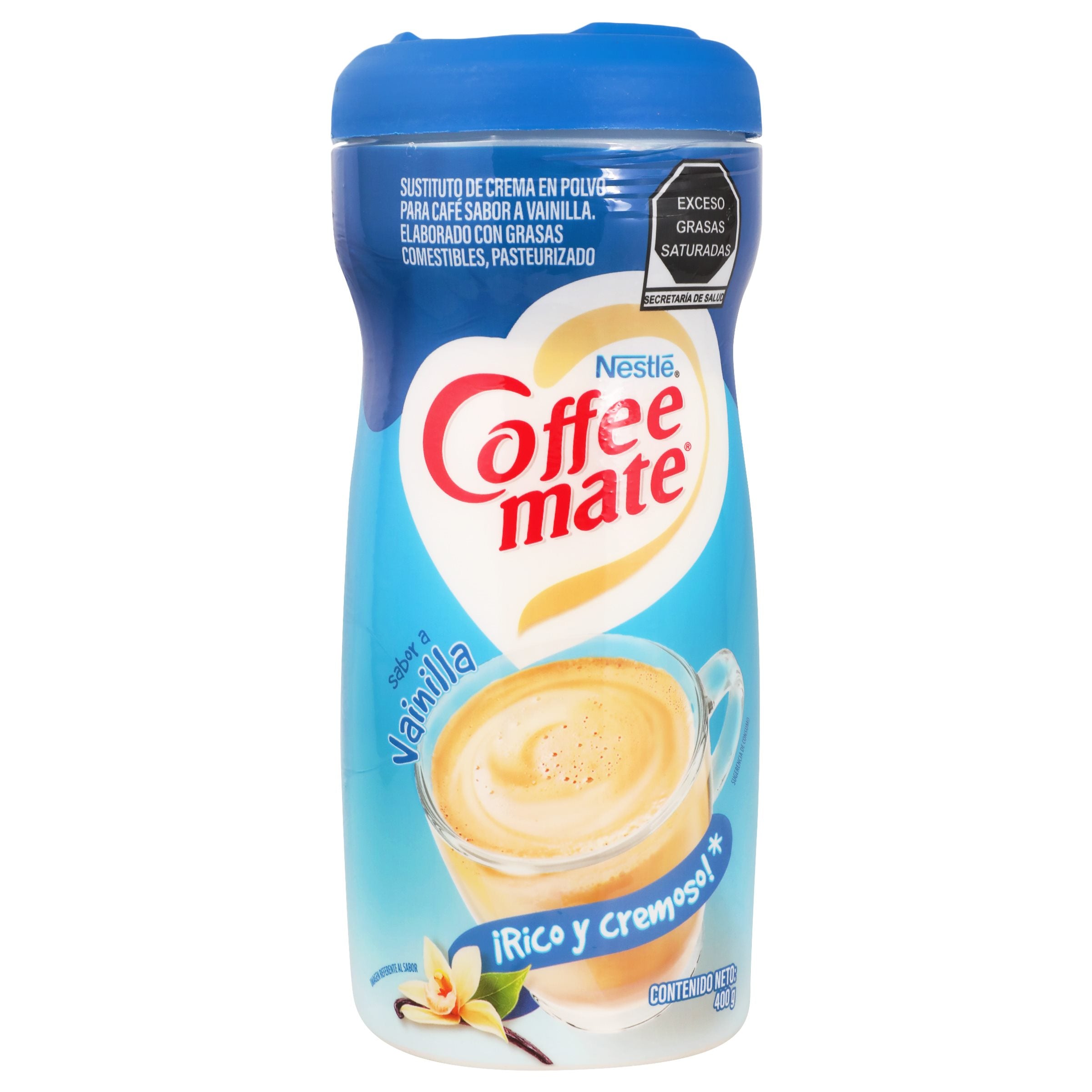 COFFE- MATE EN POLVO SABOR VAINILLA BOTE 400  GR.