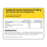 SUERO DE LECHE CHOCOLATE PROWINNER BOTE 500  GR.