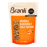 GRANOLA ALMENDRA COCO TOSTADO BRANLI BOLSA 300  GR.