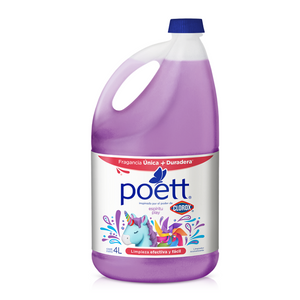 LIMPIADOR LIQUIDO DESINFECTANTE POETT ESPIRITU PLAY 4  LT.