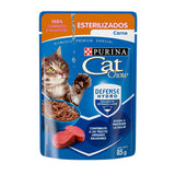 ALIMENTO HÚMEDO PARA GATO ESTERILIZADOS PURINA CAT CHOW POUCH 85  GR.