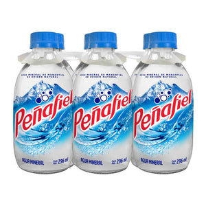 AGUA MINERAL PEÑAFIEL SIX PACK 296  ML.