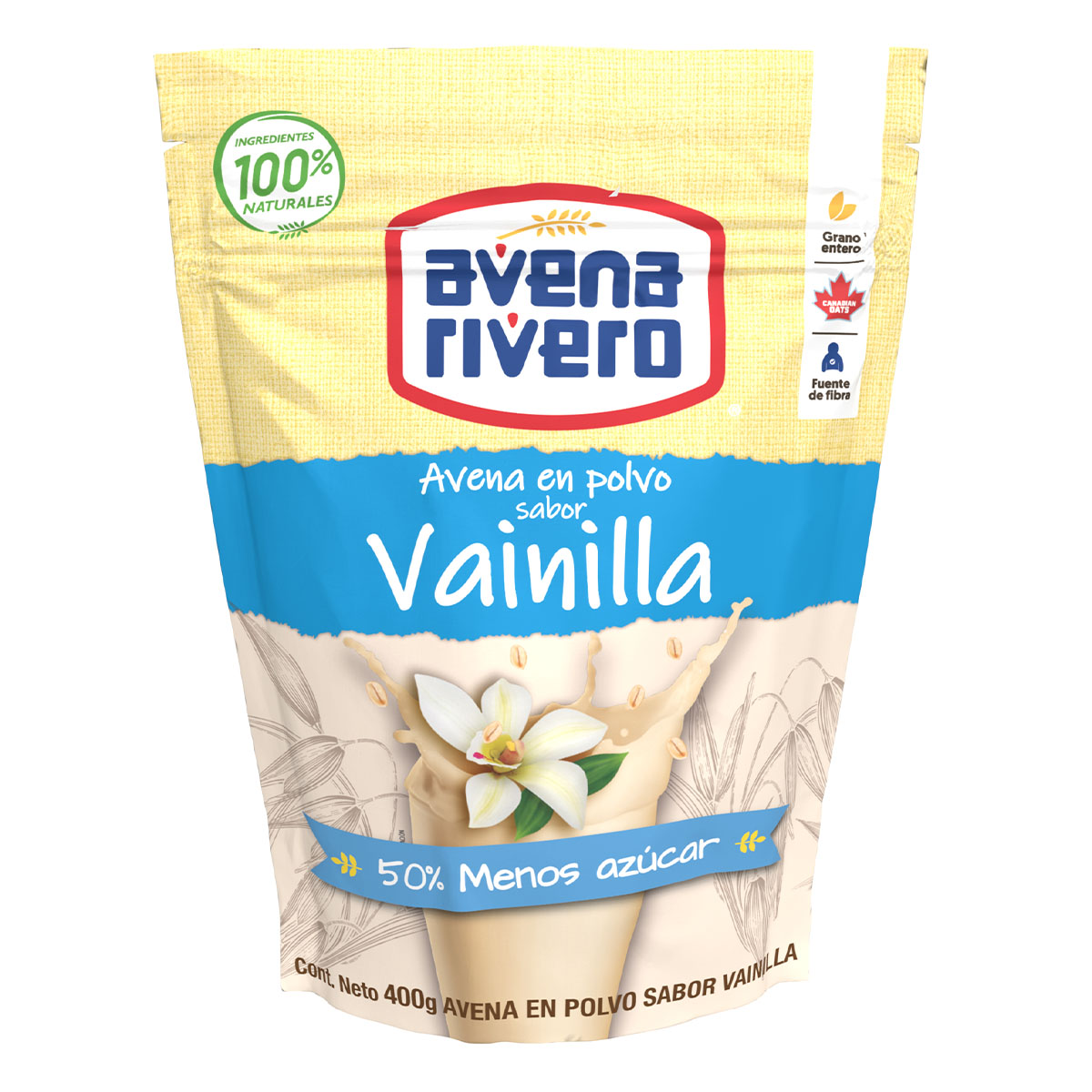 Avena en polvo sabor chocolate - Avena Rivero 400 gr