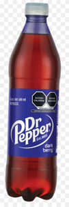 REFRESCO DR PEPPER DARK BERRY PET 600  ML.