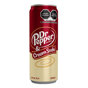 REFRESCO DR PEPPER & CREAM SODA 355  ML.