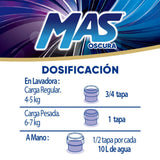 DETERGENTE LIQUIDO MAS OSCURO 415  ML.