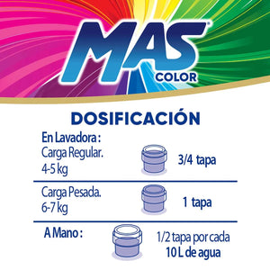 DETERGENTE LIQUIDO MAS COLOR 4.650  LT.