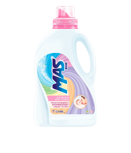 DETERGENTE LIQUIDO MAS PARA ROPA DE BEBE 4.650  LT.