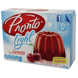 GELATINA PRONTO LIGHT  CEREZA CAJA 25  GR.
