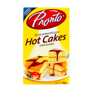 HARINA PARA HOT CAKES NORMAL PRONTO CAJA 500  GR.
